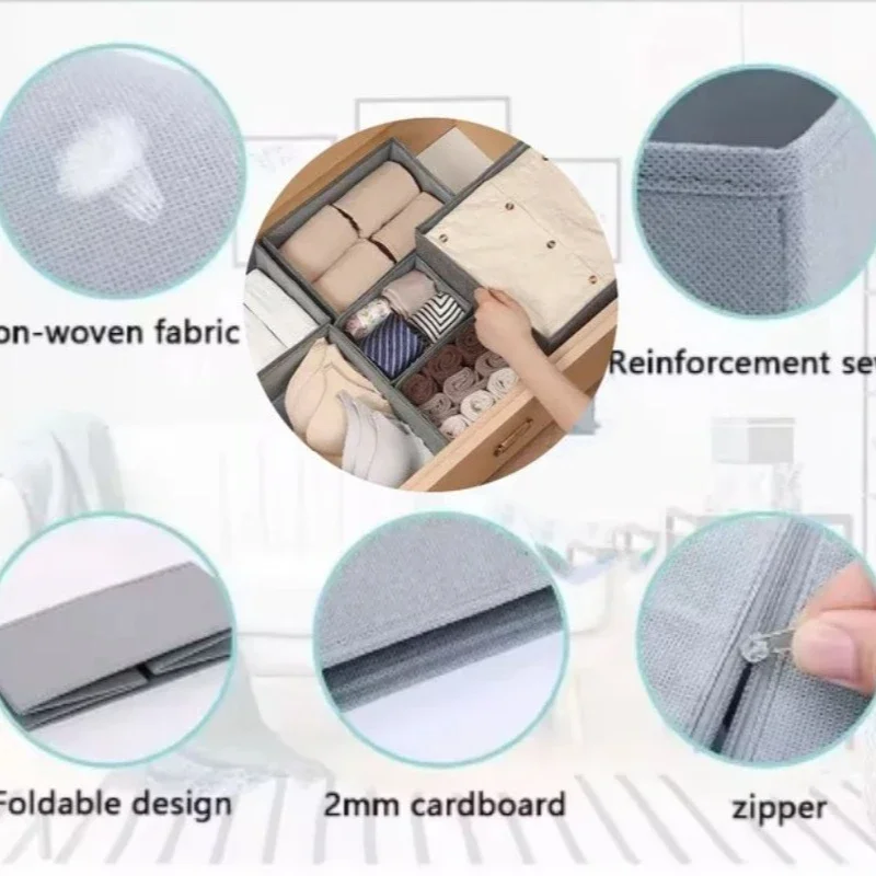 LuxeNest™ Foldable Drawer Organizer Saaecc06f51ec47fb86069375ed1d30d51
