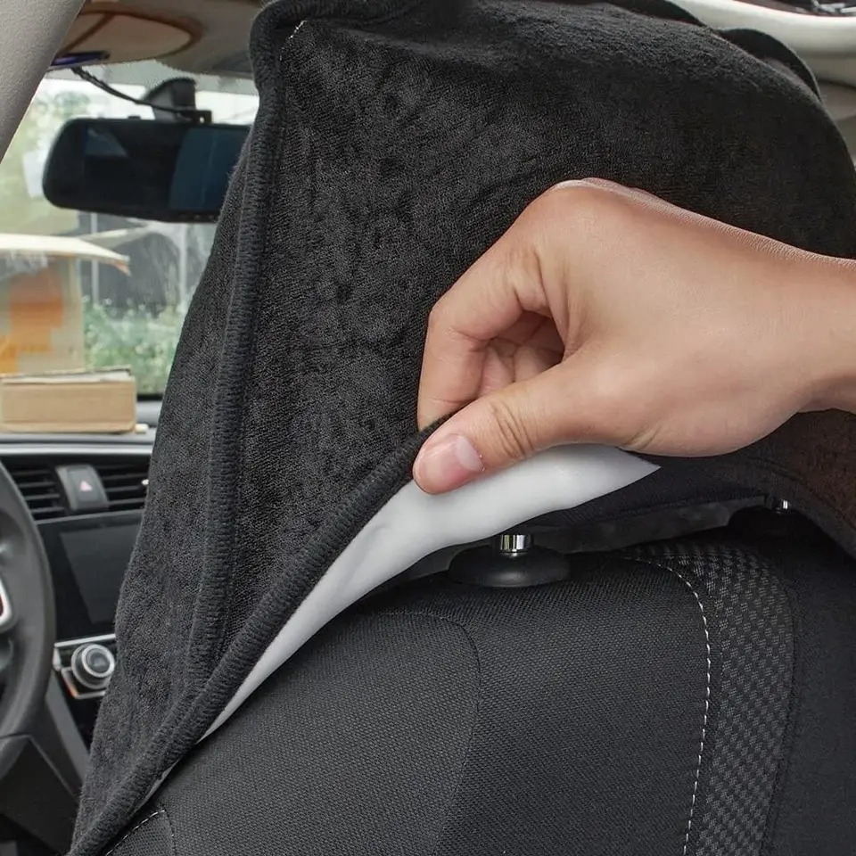 ZIMISI Sweat Towel Car Seat Cover - Universal Waterproof Non-Slip Protector (Blue) - View #13