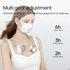 Hanging Neck Fan Power ventilador Bladeless Neckband Fan Portable Mini Air Cooler USB Rechargeable Electric Fans 5