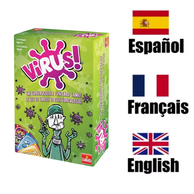 Virus 1 2 3 Juego de mesa El juego de cartas Contagiosamente divertido 2