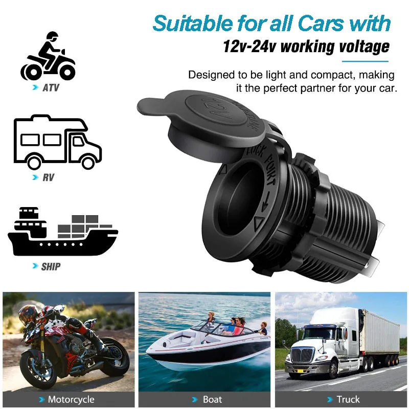 ڵ     ÷ ܼƮ, ڵ ؾ  Ʈ ATV RV   ܼƮ, 12V, 2 