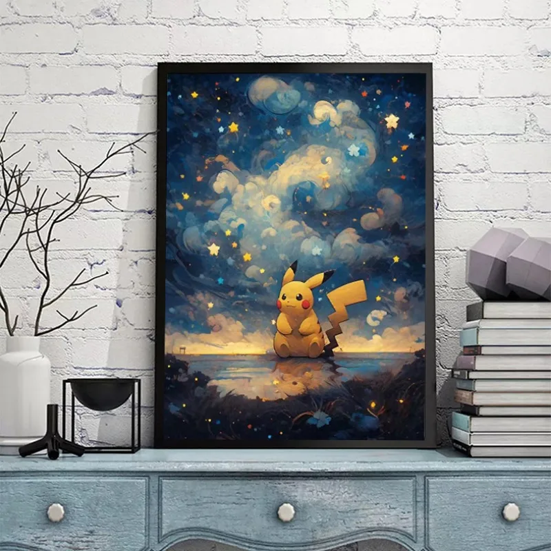 【レア物】油絵風アートアクリルスタンド ゴッホピカチュウ Amazon.co.jp: でディスプレイ アクリルスタンド ゴッホ