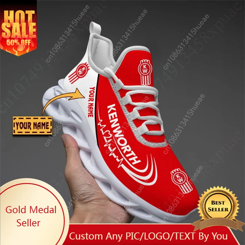 

Kenworth Big Size Men's Sneakers Lightweight Comfortable Male Sneakers Sports Shoes For Men Casual Running Shoes Unisex Tennis