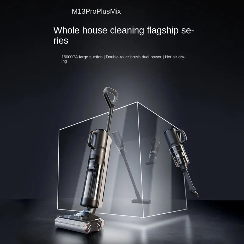 

2024 DREAME M13 Pro Plus Mix Intelligent Floor Washing Machine Household Double Hot Drying Vacuum cleaner 1 Machine 5 Purposes