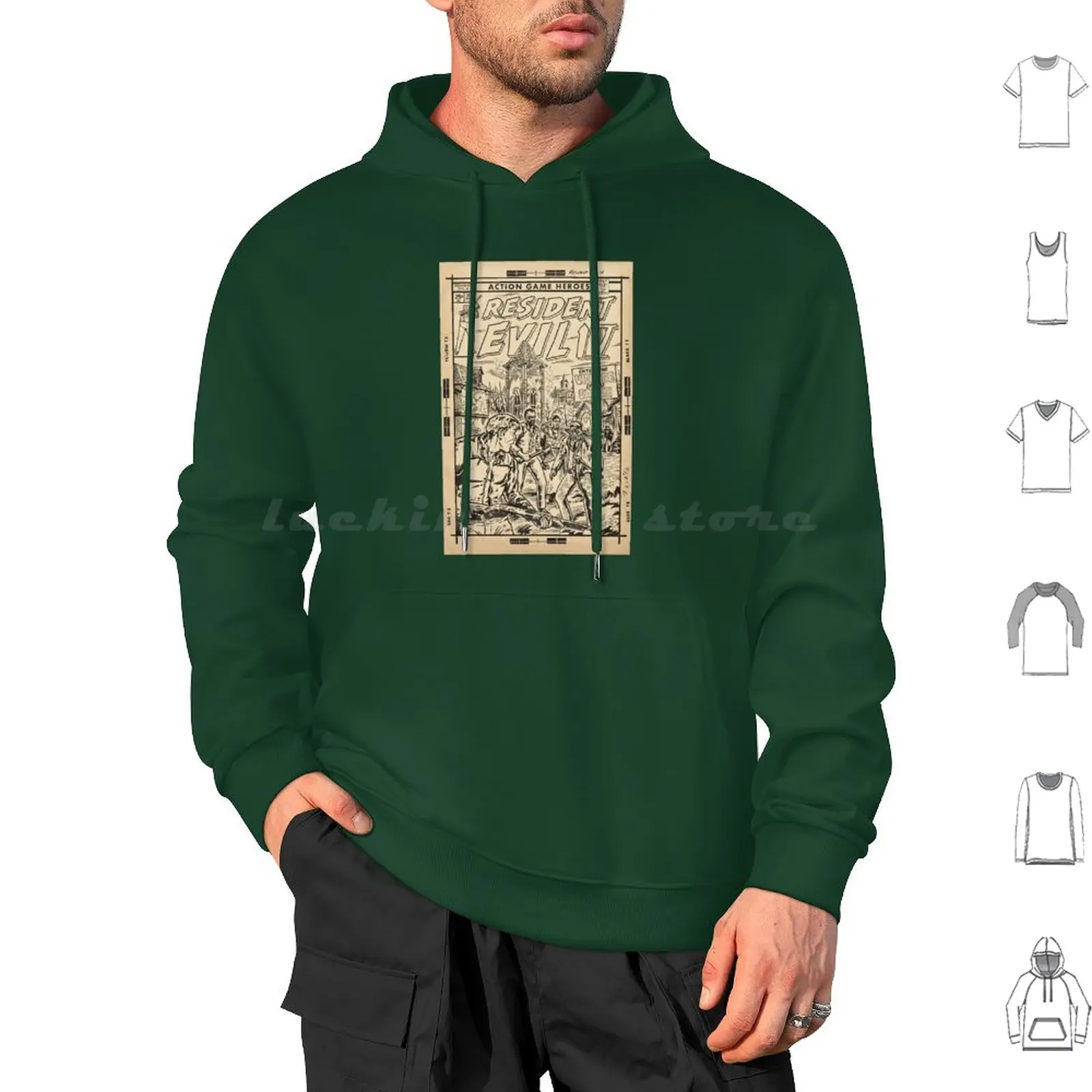 

4 Fan Art Comic Art Hoodie cotton Long Sleeve Fan Art Painted Digital Illustration Adventure Action Vintage Comic Book Comic