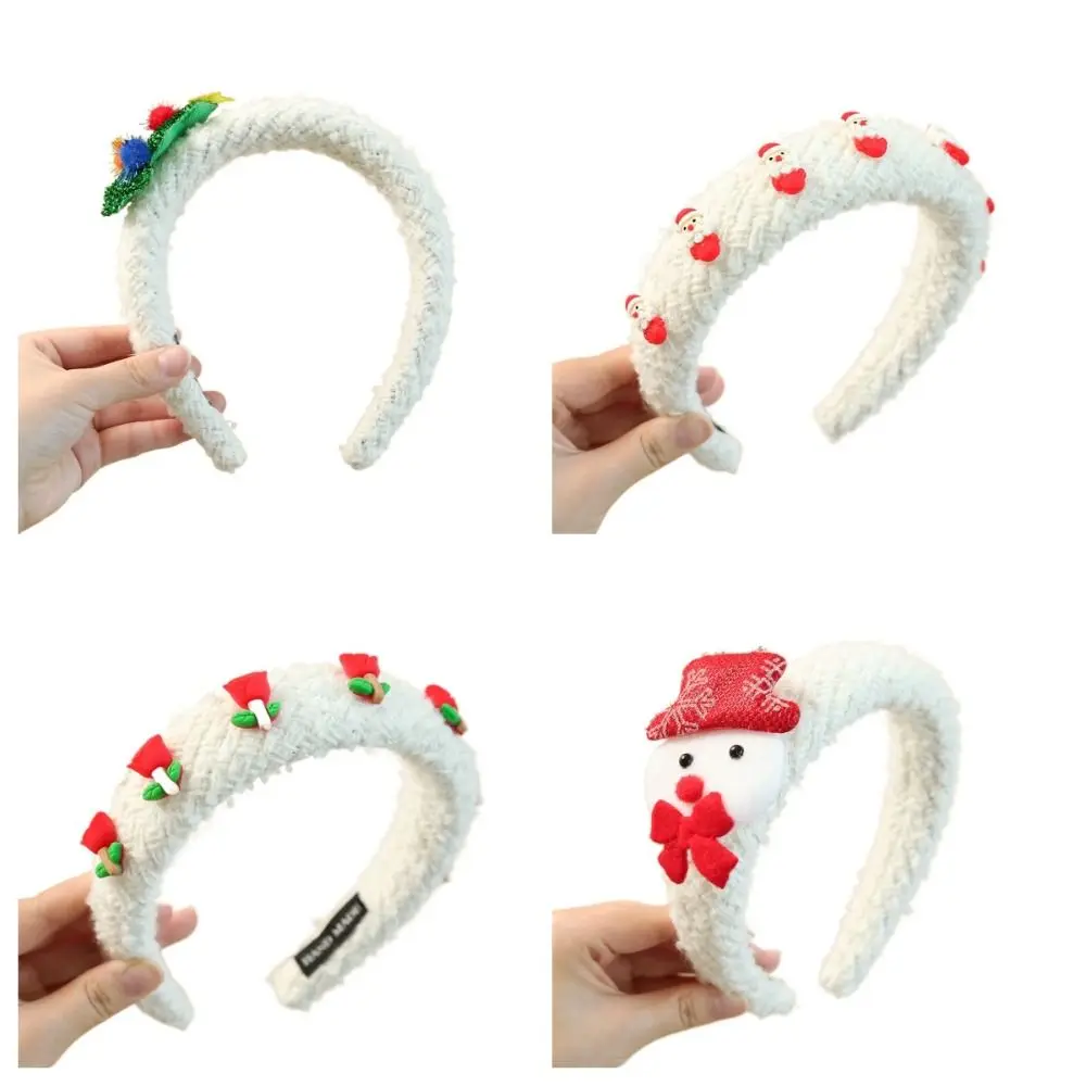 Hair Accessories Christmas Headband Xmas Hairband Santa Claus Hair Hoop Merry Chritmas Headpiece Antler Hair Hoop Girls/Female