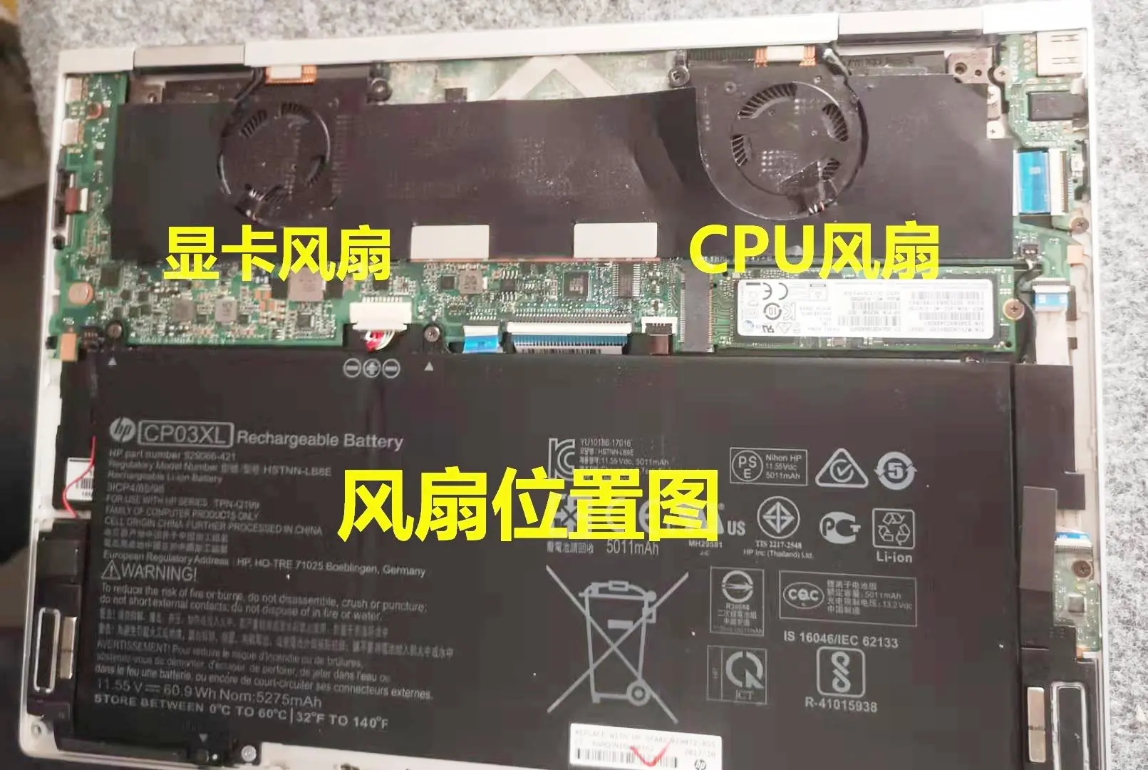 CPU GPU Fans Laptop Cooling Fan Cooler for HP Spectre X360 13-AE 13T-AE 13t-ae000 13-AE010 TPN-Q199 L04885-001 L04886 ND55C03