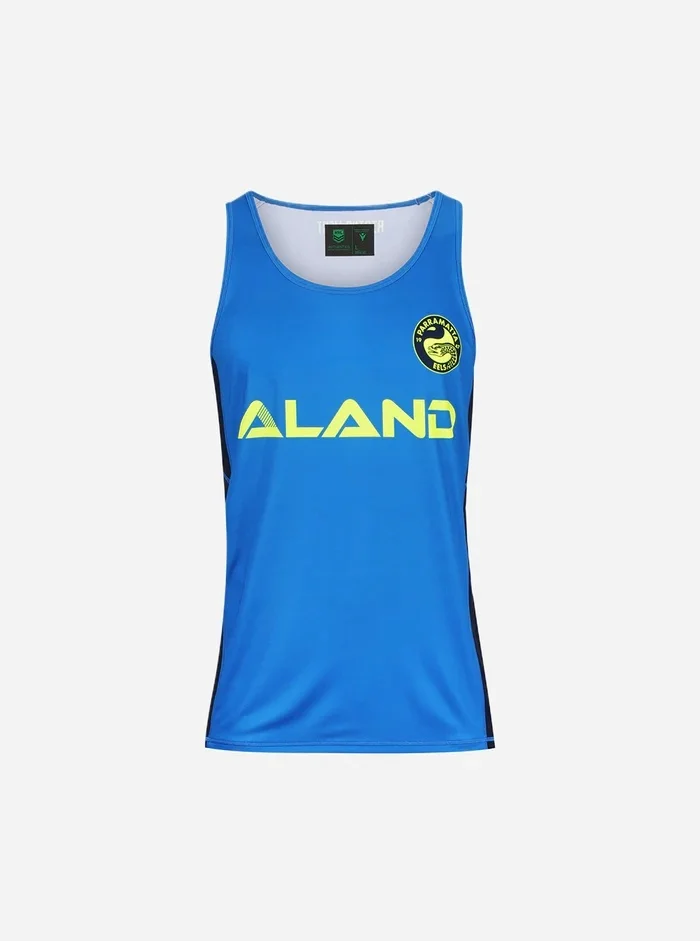 thumbnail image 1 of Réplica tradicional retro del equipo NRL Parramatta EELS 1986 para hombre (nombre y número personalizados), 1 of 5