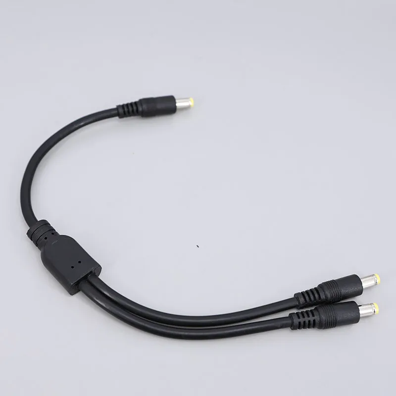 40cm 5.5x2.5mm 18awg 10A 5V-36V 2웨이 1개의 남성 커넥터를 2개의 남성/여성 커넥터로 연결하는 DC 전원 공급 어댑터 케이블 5.5x2.5 분배기 커넥터 플러그 A7