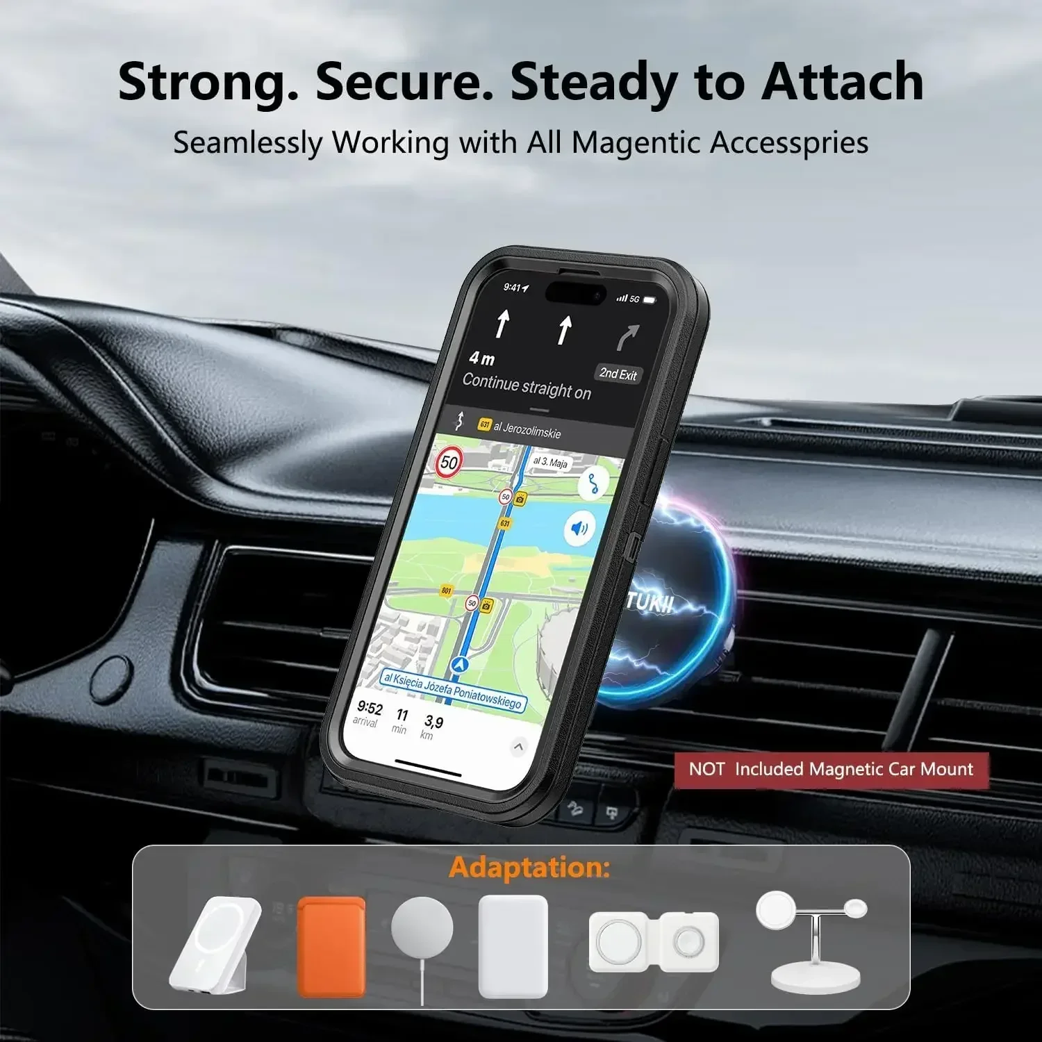 Heavy Duty Shock Absorption Full Body Protective Silicone Rubber Phone Case