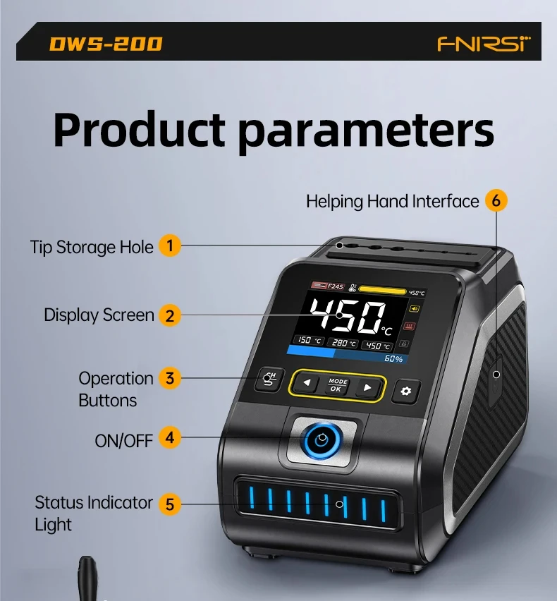 DWS-200 Welding Platform 200W C210/C245 Precision Welding Electronic Welding Too