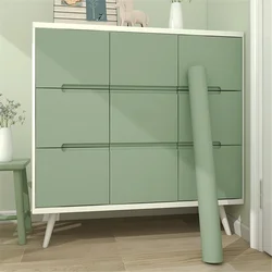Self-Adhesive Solid Color Sticker New Morandi Color Vinyl Waterproof Thickened Wallpaper Bedroom Living Room Hotel Wall Papers