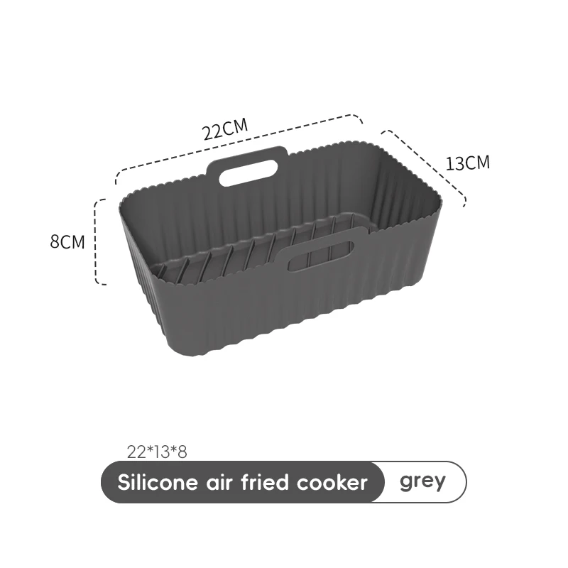 Air fryer silicone air fryer oven baking silicone tray reusable air fryer pot bottom mold pizza fried chicken tool