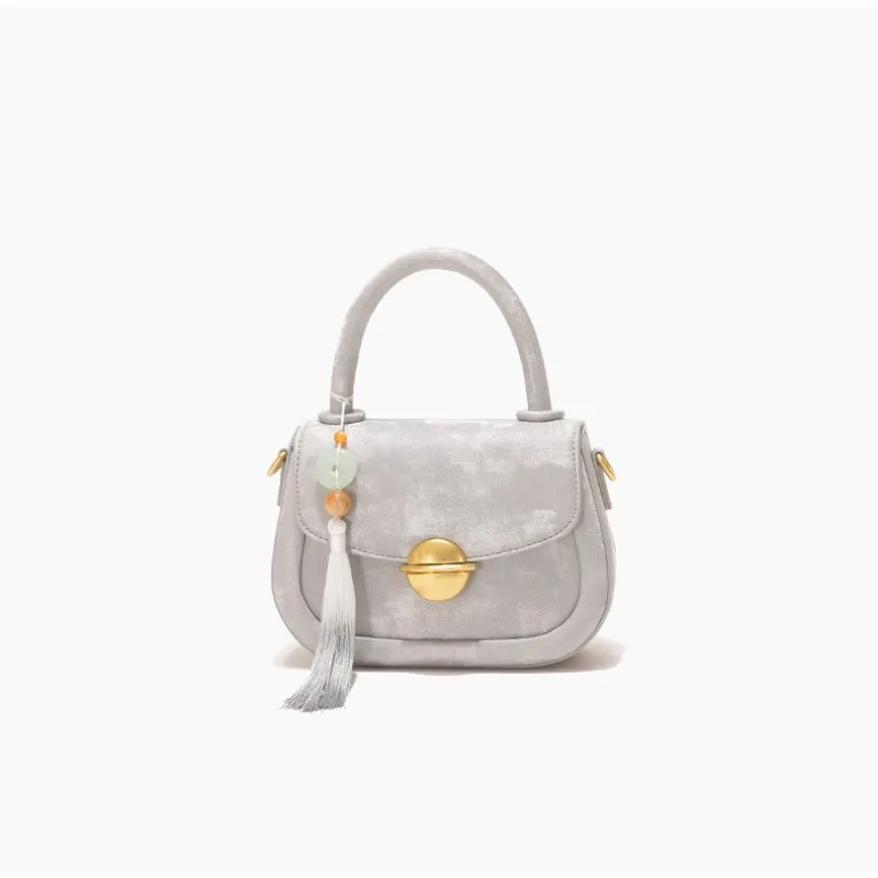 New Shoulder Bag New Chinese High Sense Versatile Portable Saddle Bag Female Niche Ins Diagonal Luxury Bag Woman сумка женская