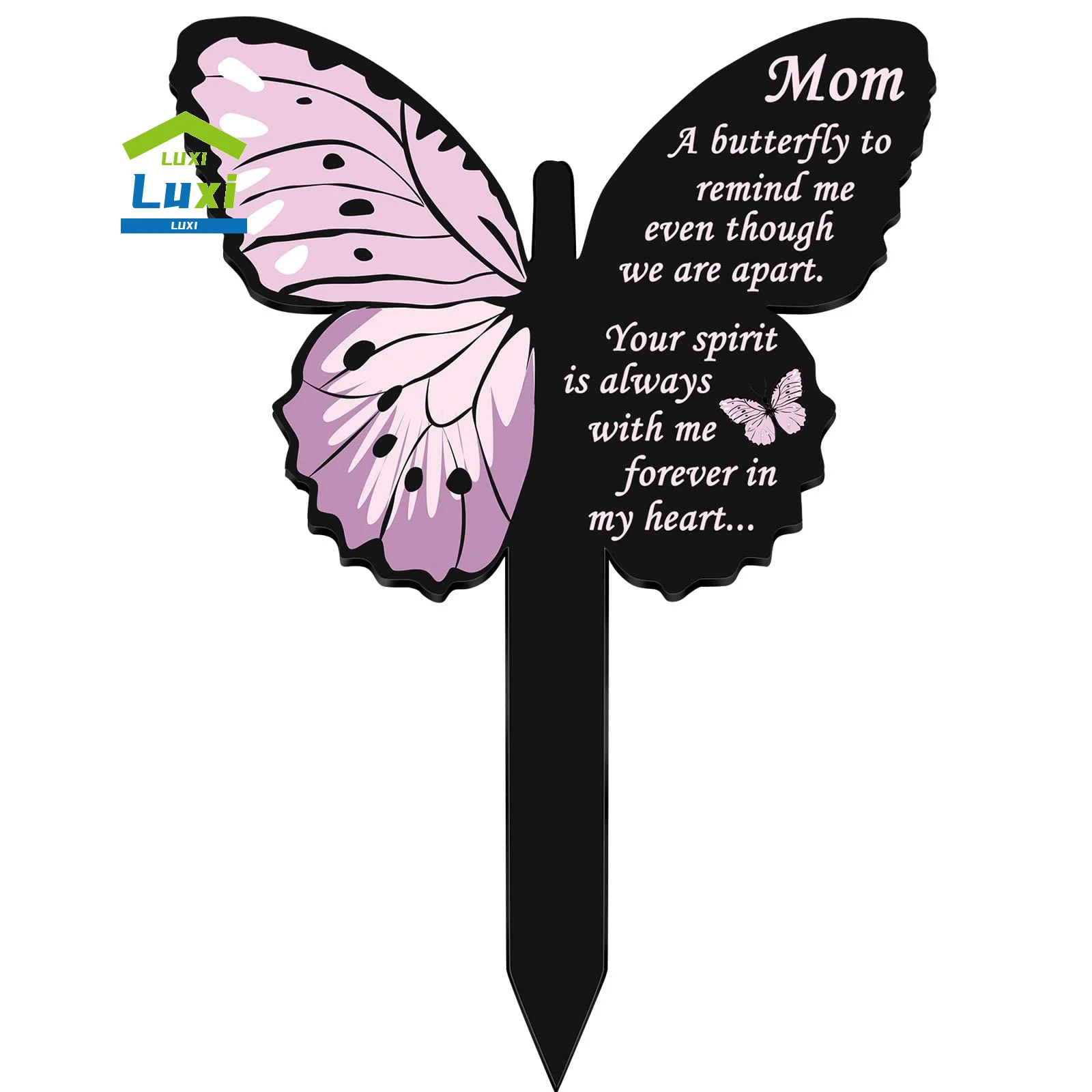 

Memorial Acrylic Grave Markers Cemetery Garden Stake Memorial Plaque Garden Grave Decoration For Cemetery Outdoors Yard Garden