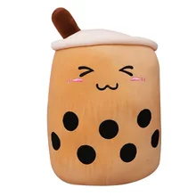 

Creative Simulation Milk Tea Cup Plush Stuffed Toy Pillow Lovely Funny Doll Pearl Cushion Decoration