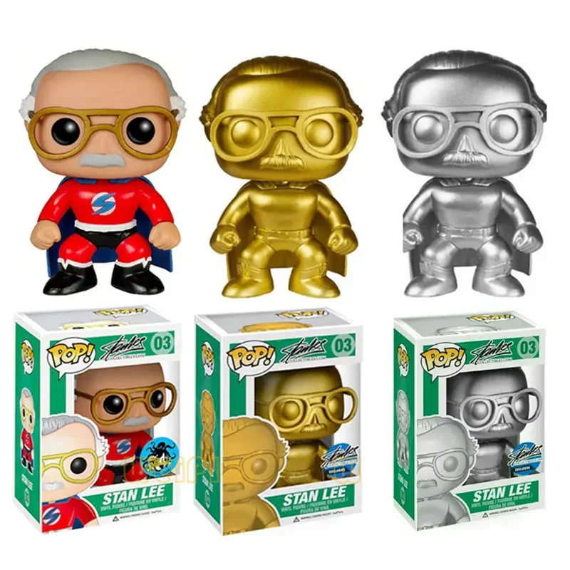 thumbnail image 2 of FUNKO POP Figura de acción del padre de Marvel Stan #01 #8 #02 #04 03# Colección Lee Toys, 2 of 5