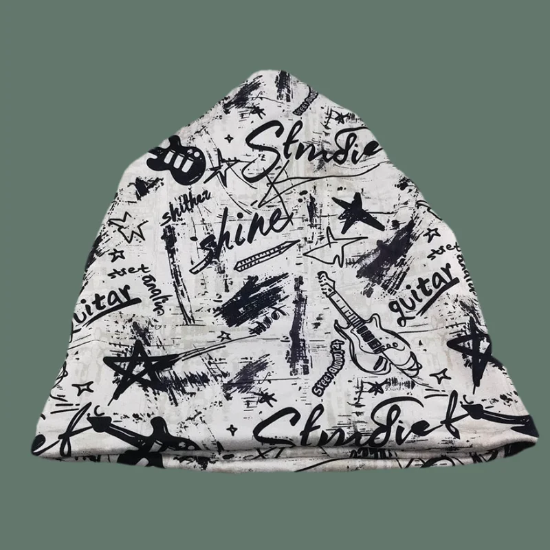 Floral Frauen Warme Mützen Skullies Casual Dance Mädchen Hut Schal Mode Outdoor Sport Beanie Frühling Herbst Hut Knochen Winter Gorras – Detail 15