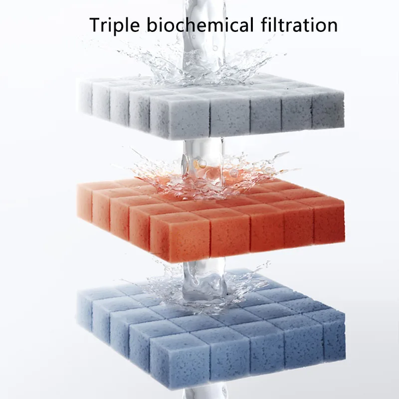 Premium Multi-Layer Filtration System for Smart Desktop Fish Tank – Reduces Harmful Substances