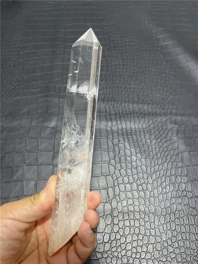 Large Clear Lemurian Seed Quartz Natural Point Cluster Crystal Rough Healing 3