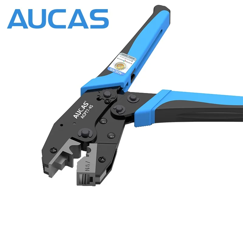 Фото Обжимные Щипцы AUCAS RJ45 для сетевого соединителя, инструмент из ванадиевой стали, Обжимные Щипцы для кабелей №3