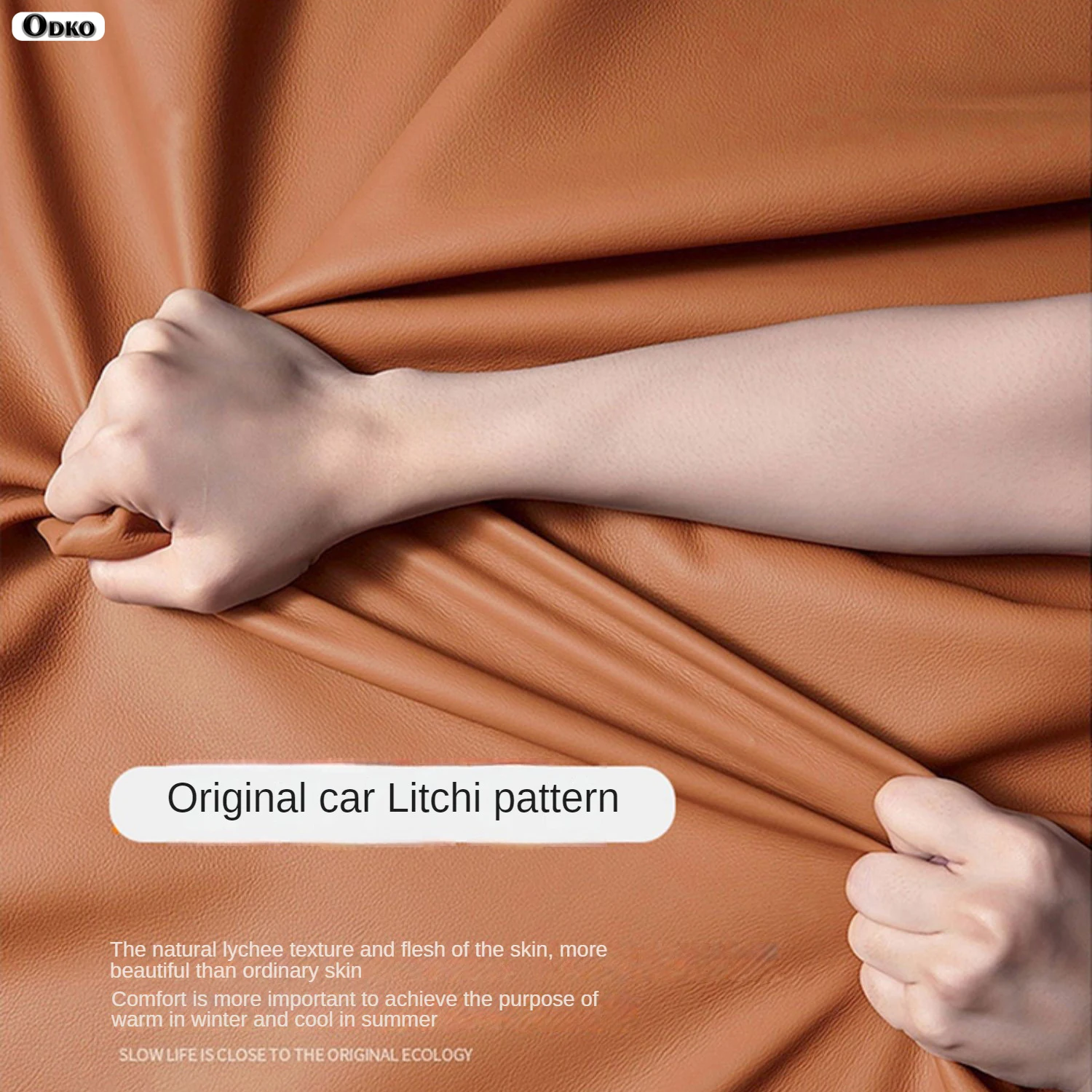 Genuine Litchi Lychee Leather Cover for Mercedes-Benz C W206, GLC X253 Interiors Central Storage Cup Cap Protect Pad