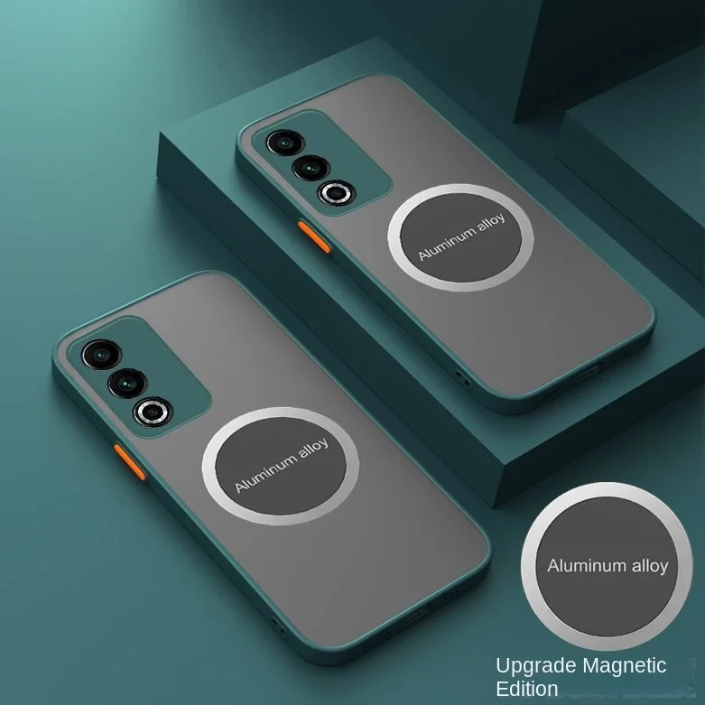 Hard PC Transparent Matte Magnetic Protective Back Cover Full Phone Shell Housing