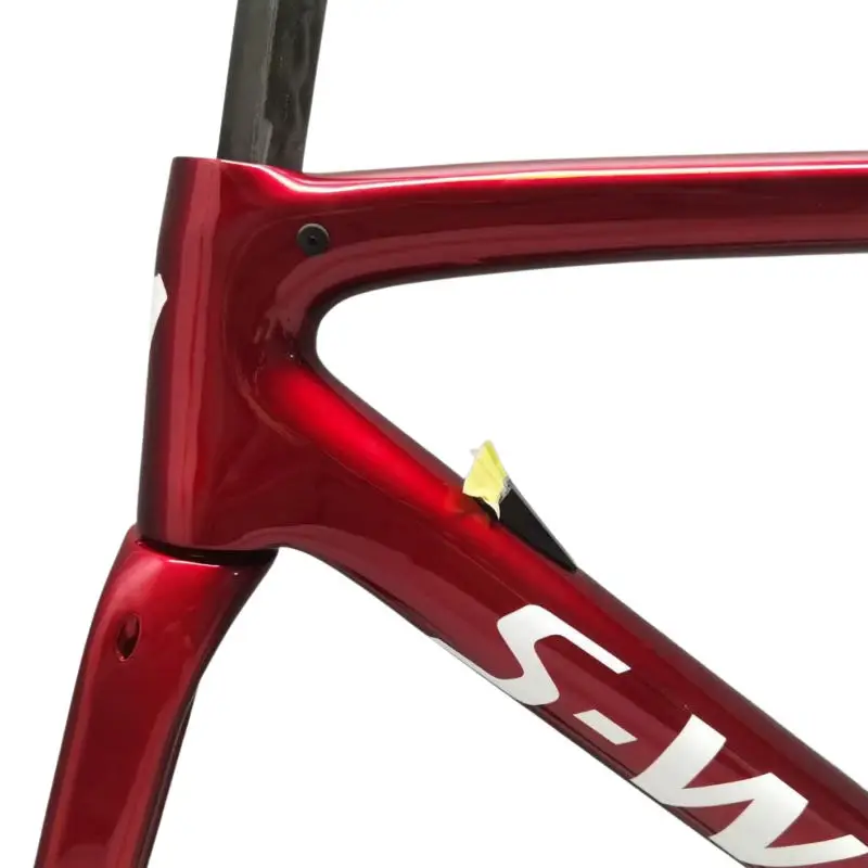 2023 Sl6 Ultralichte Racefiets Frame Koolstofvezel Fiets Frameset Rood
