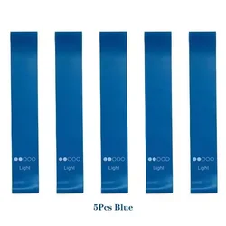 Enhanced Fitness Elastic Resistance Bands for Home Workouts and Yoga Sessions (5 Dark Blue)