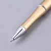 8Pcs Gold Beaded Ballpoint Pen Pens Gift for Writing Beadable Pens Beadable Pen DIY Gift for Student Office Supplies 4