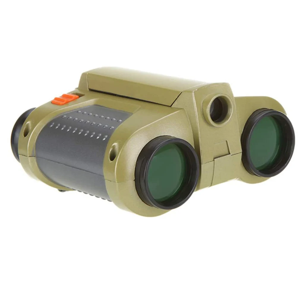 4 X30 Telescopio Night View Pop-Up Light Scope Binocolo Per Bambini Attrezzatura Da Campeggio All'Aperto Pellicola Verde
