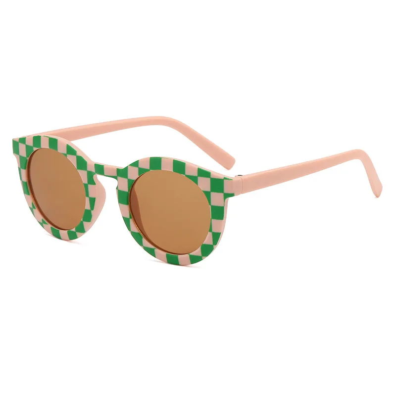 New Fashion Children Glasses Vintage Round Outdoor Sun Protection Baby Girls Acrylic UV400 Sunglasses Kids Eyeglasses_voghion.com