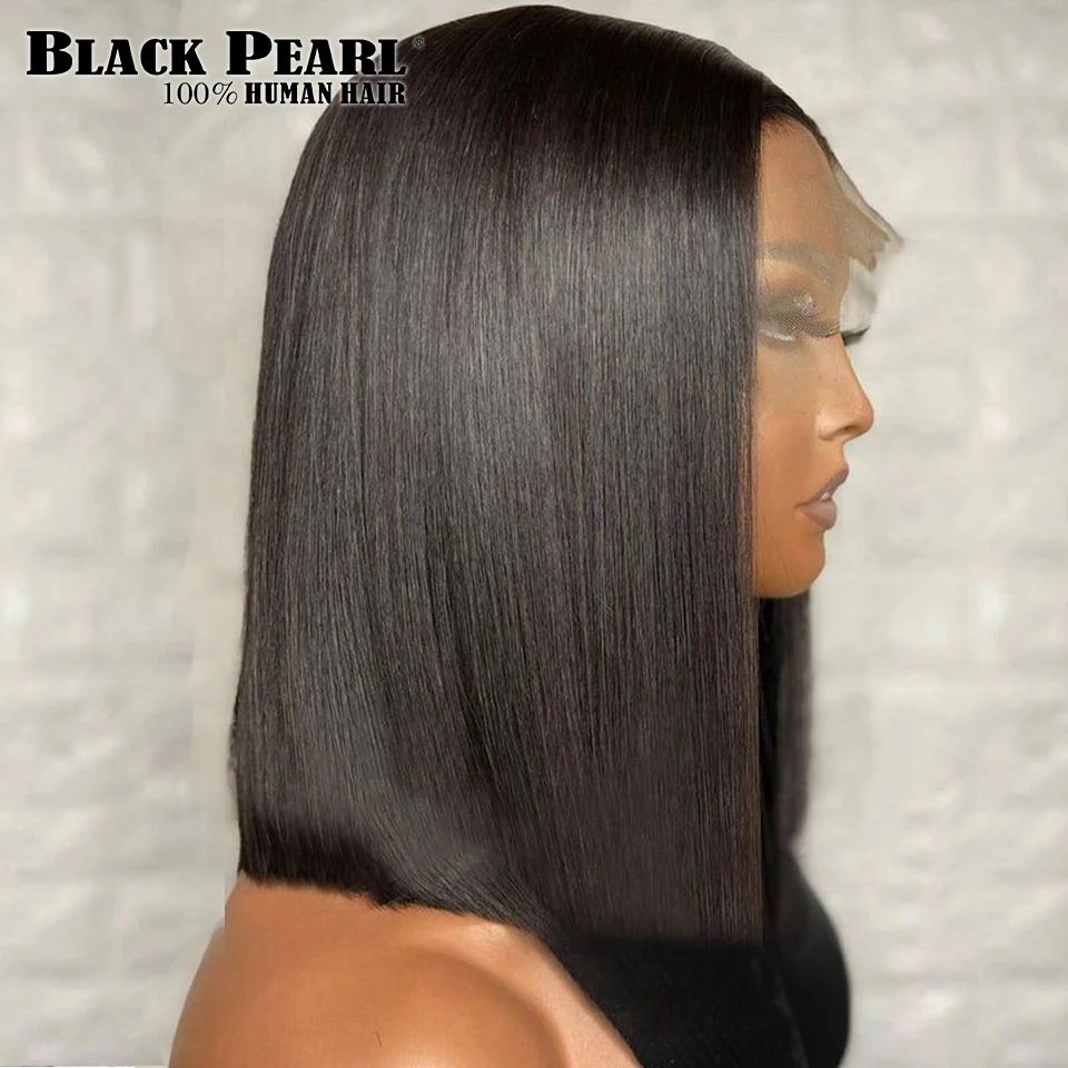 

Short Bob Wig Straight 13x4 Lace Front Wig Human Hair Wigs for Black Women Pre Plucked Transparent Front Wig Brazilian Lace Wig