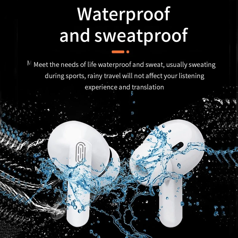 NEW Translation Headphones 84 Languages Instant Translate Smart Voice Translator Wireless Bluetooth Translator Earphone