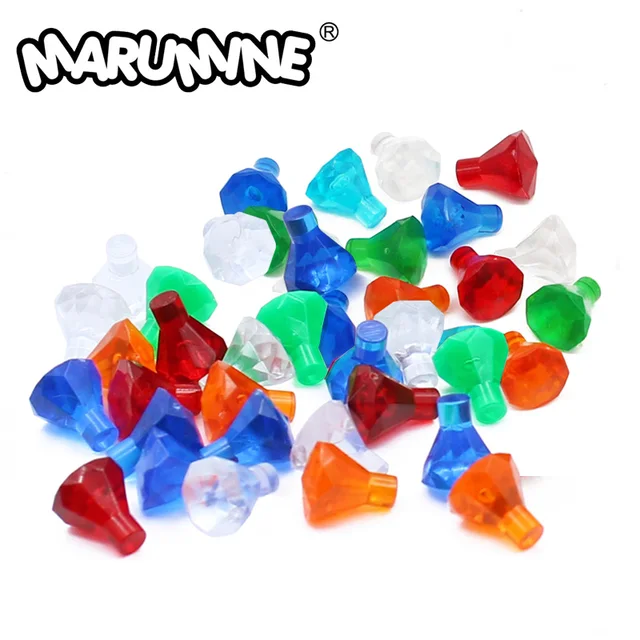 MARUMINE Diamonds Treasure Box Compatible 30153 4738 & 4739 MOC Bricks Model Classic Building Blocks Pirates Accessories 1