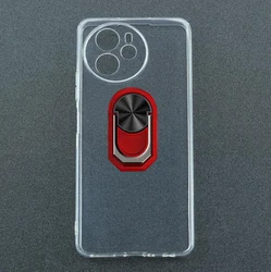 Custodia in TPU Silicone Premium con Supporto a Anello Posteriore per Blackview Oscal Tiger 12 & Shark 8