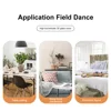 Glass Flower Cover Cloche Bell Jar Dome Wooden Base DIY Everlasting Flower Glass Cover Desktop Ornaments Vases Container Holder 6