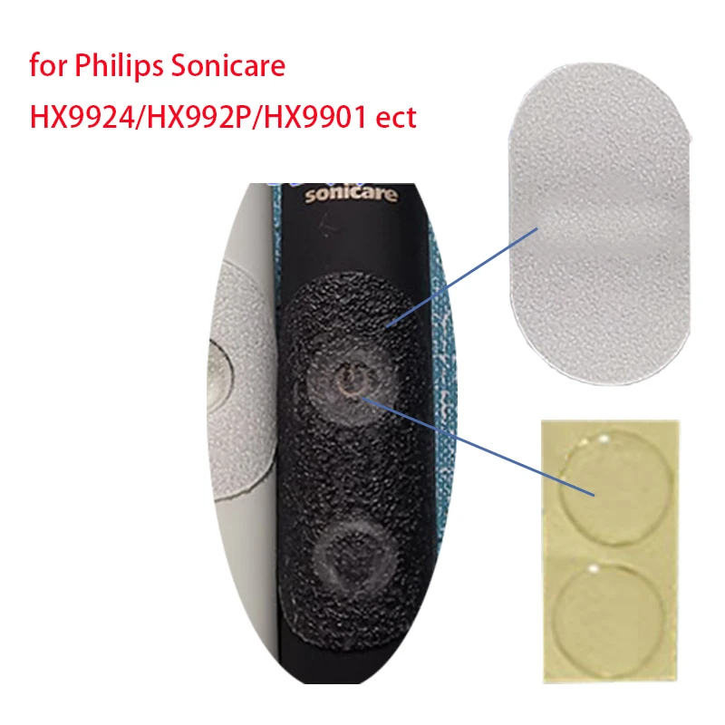 For Philips Sonicare Hx99xx Series Shell Button Waterproof Sticker