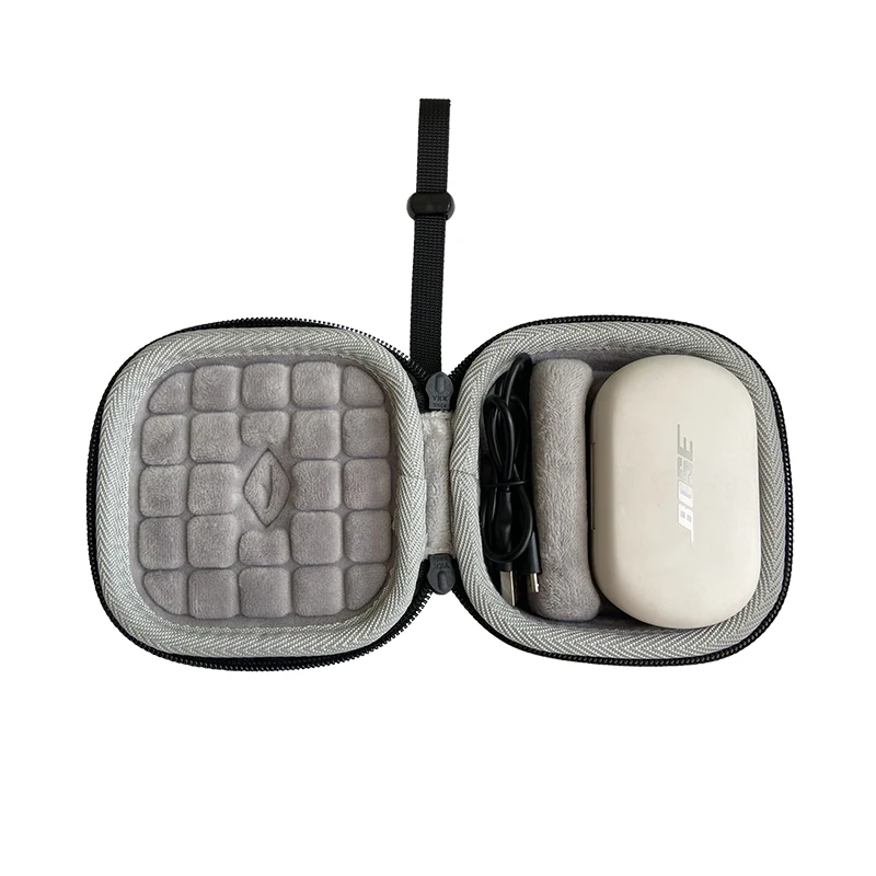 Custodia Protettiva Rigida Per Il Trasporto Della Pelle Per Bose Quietcomfort Earbuds True Wireless Bluetooth Headset Qc Storage Box Bag