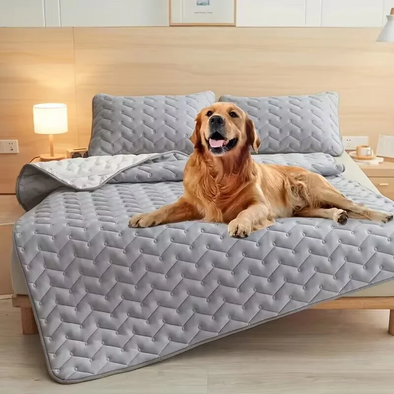 Description Picture 2 of itemWaterproof Mattress Soft Mattress Protector Bed Cover Anti-mite Non-Slip Bedspread On The Bed Washable Mattress Cover Bed Mat