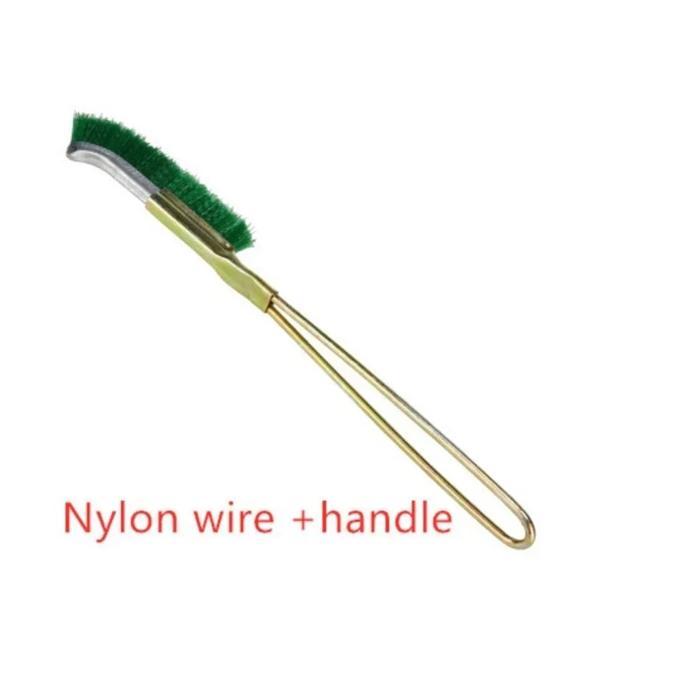 1pcs Wire Brush Metal Rust Remove Rust Brushes Steel Brass Nylon Cleaning Brushes Polishing Detail Metal Cleaning Tools