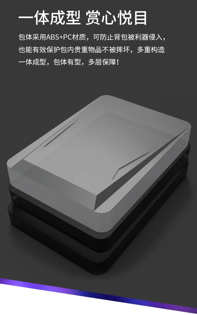 حقيبة ظهر للألعاب واللابتوب، مضادة للسرقة، مقاومة للماء، مزودة بمنفذ USB، حقيبة ظهر صلبة للرجال، مناسبة للأعمال والسفر، حقيبة ألعاب نمطية بحجم 17.3 بوصة undefined