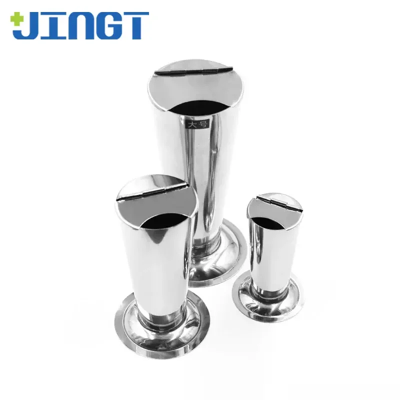 

Dental Forceps Cartridge Inverted Conical Bubble with Lid Sterilization Box Canister Holding Disinfection Dental Materials