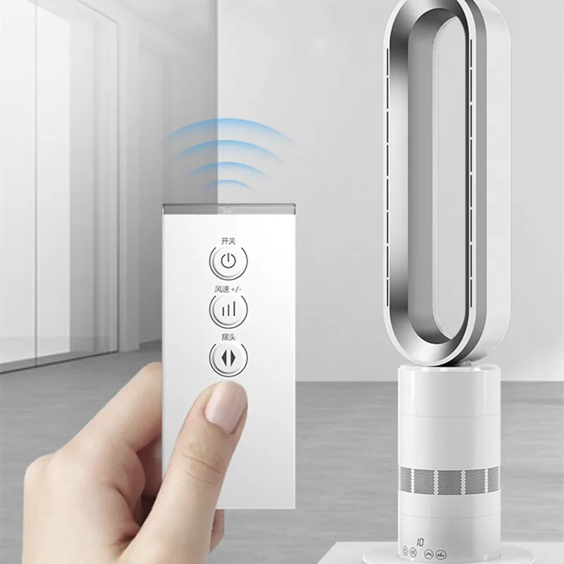 

Bladeless Fan Tower Fan Circulating Floor Fan Super Silent Vertical Remote Control Shaking Head Air Circulation Fan