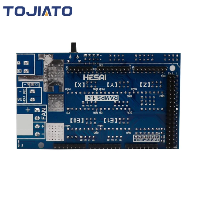 Scheda RAMPS 1.6 Per Stampanti 3D - Upgrade Da RAMPS 1.5, Con MOSFET SMT E Dissipatore Migliorato