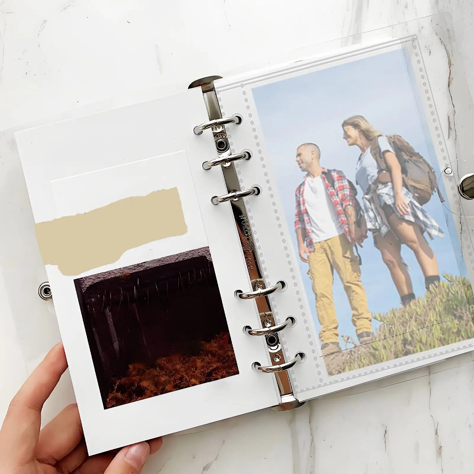 A6 Binder Inserts 10 Pieces 6-Ring Planner Refill Pages For Card Refillable Protectors For Pictures Postcards Journal
