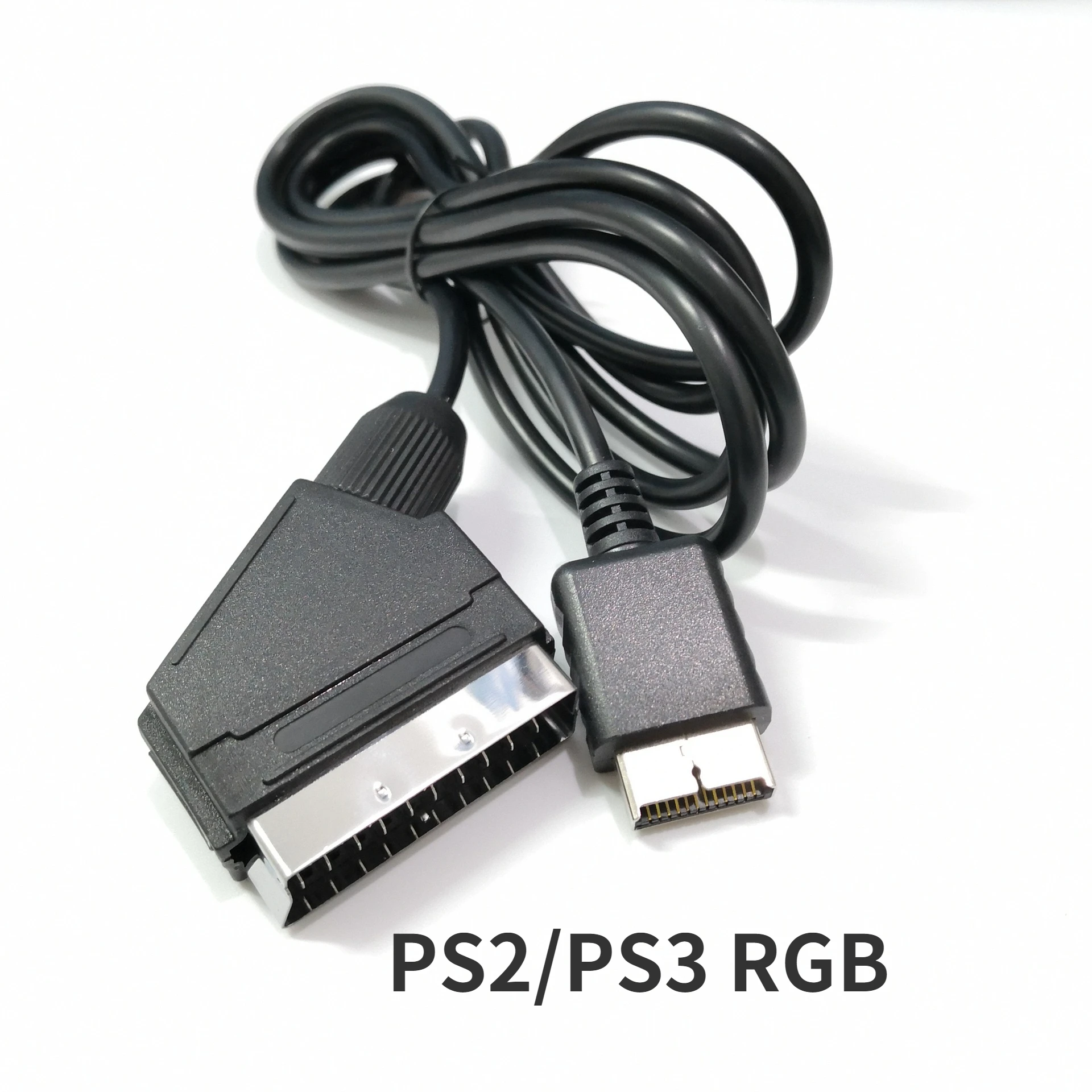 RGB Scart Lead Cable for PS2/PS3 Scart RGB Cable Sega -Mega Drive2 -Genesis 2 Megadrive 2 MD1/MD2 RGB AV Scart Cable 1.8m D11