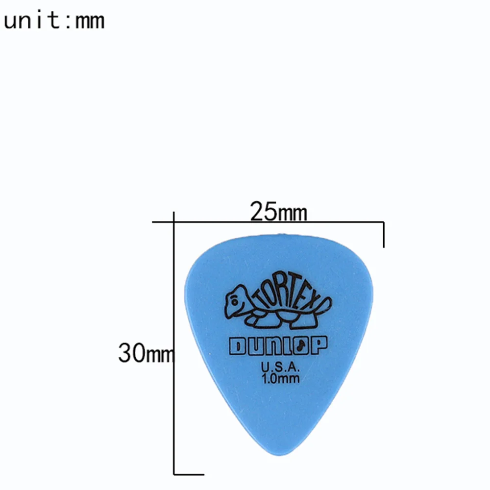 Guitar Picks Dunlop For Electric Guitar Bass Parts Accessories 6 Kinds Of Thickness Plectrum 12pcs