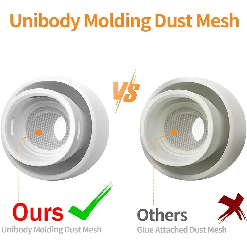 Premium Soft Silicone Non-Slip Ear Tips with Noise Reduction Feature
