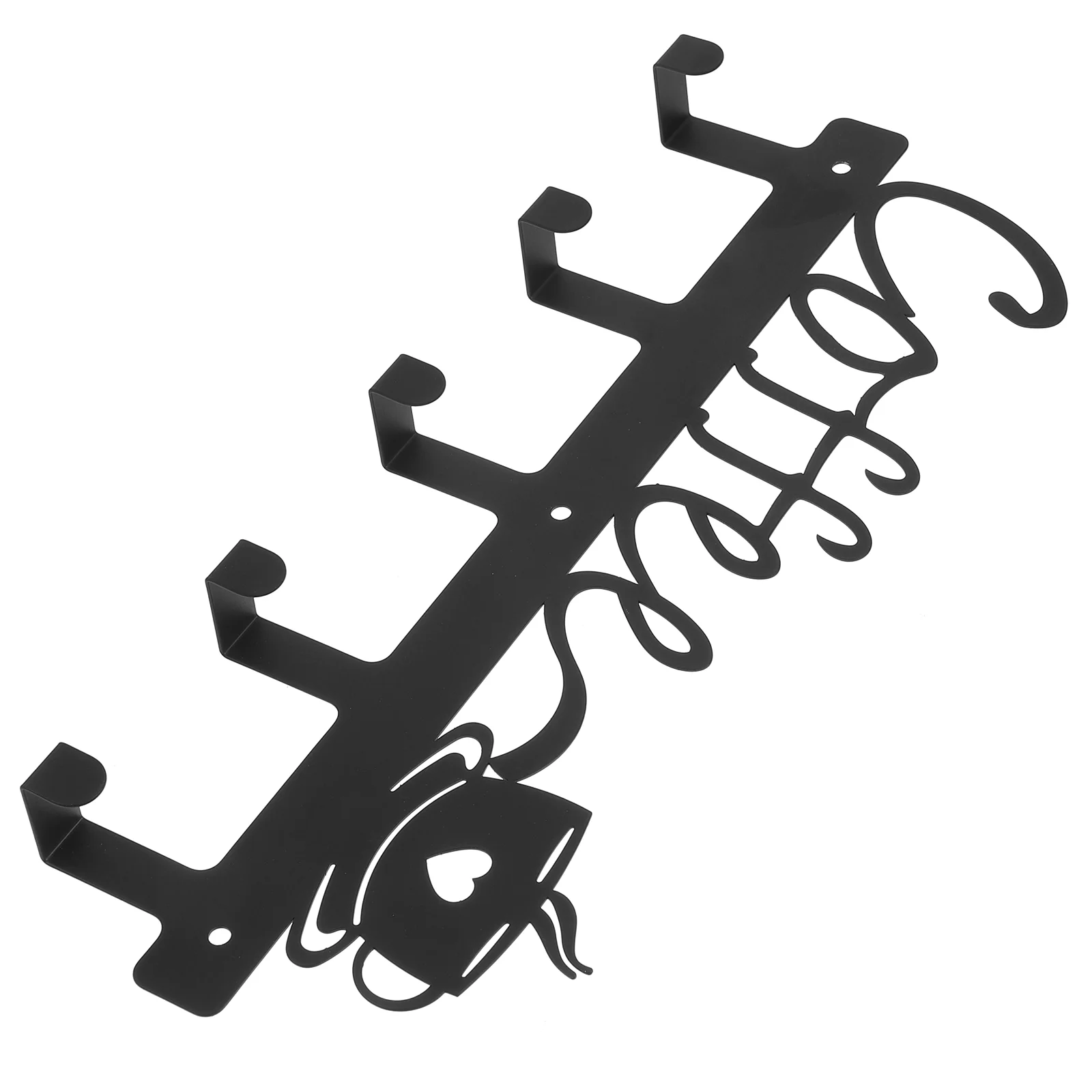 

Coffee Mug Wall Rack Coffee Cup Holder Wall Mounted with 4 Hooks Kitchen Wall Rack